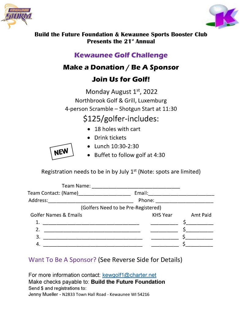 Build the Future Golf Outing